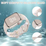 for Apple watch band 45mm 41mm 44mm 49mm 40mm 38 42mm 46mm Sport Silicone bracelet correa Series 9 8 7 6 5 3 4 10 SE Ultra strap - Image 3