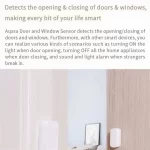 Aqara E1 Door Window Senso Zigbee 3.0 Door Sensor APP Remote Control Smart Home safety Alarm For Xiaomi Mijia for Apple HomeKit - Image 4